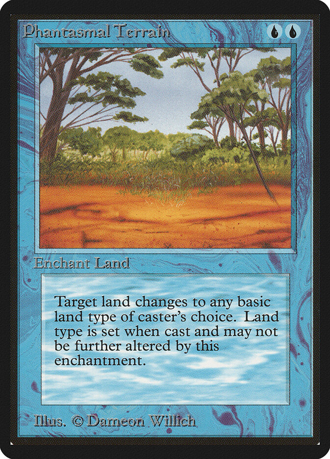 Phantasmal Terrain card front