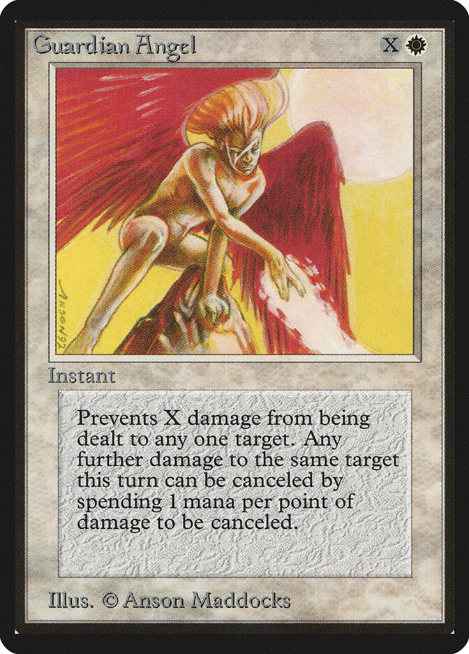 Guardian Angel card front