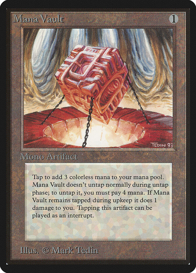 Mana Vault card front