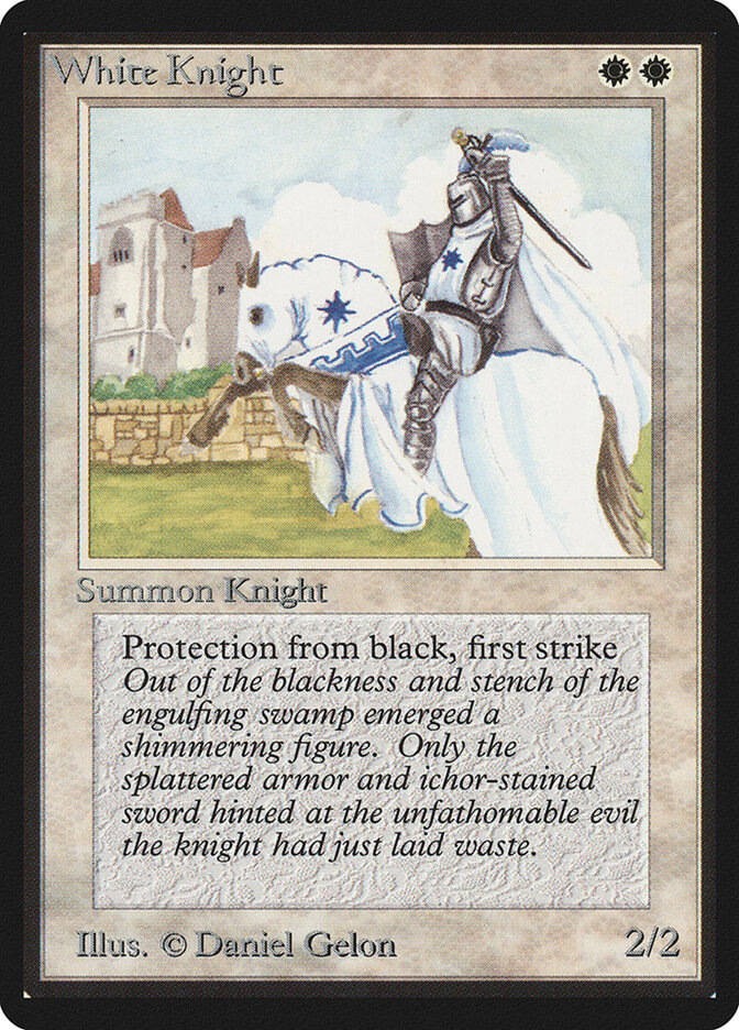 White Knight card front