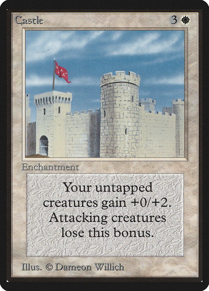 Castle card front