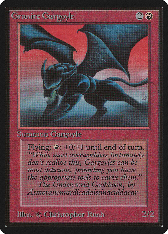 Granite Gargoyle card front