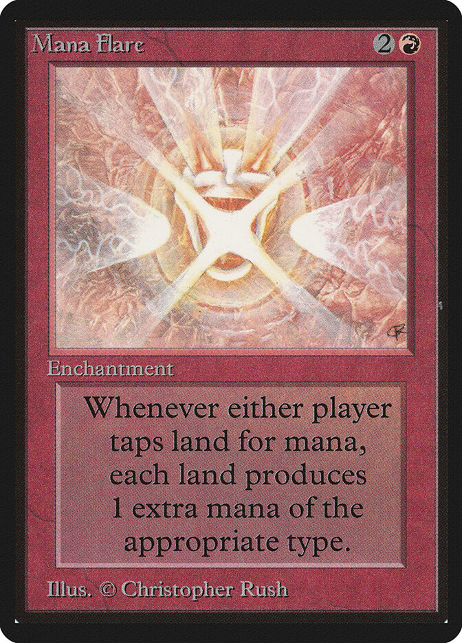 Mana Flare card front