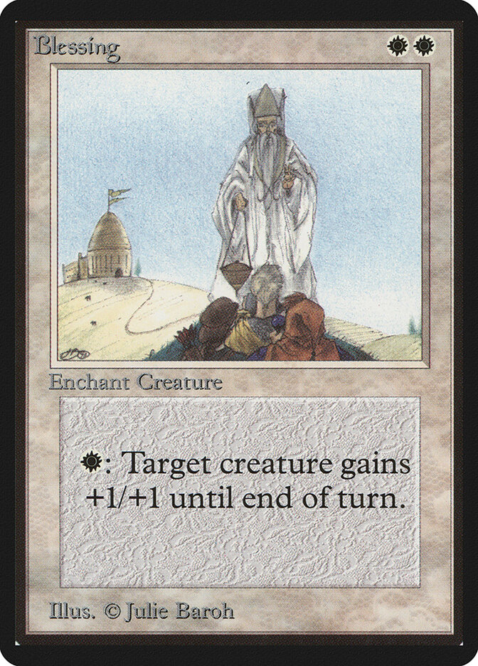 Blessing card front