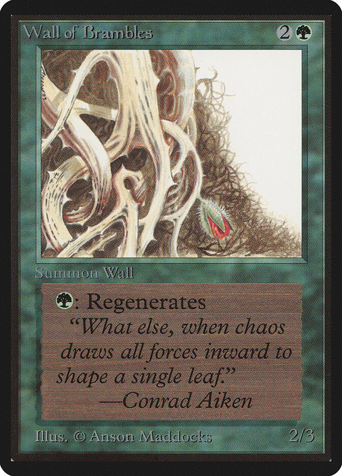 Wall of Brambles card front