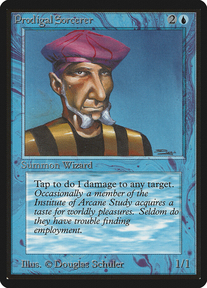 Prodigal Sorcerer card front