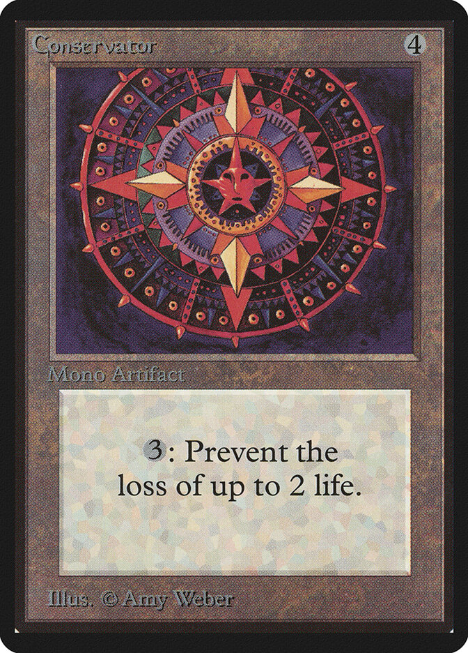 Conservator card front