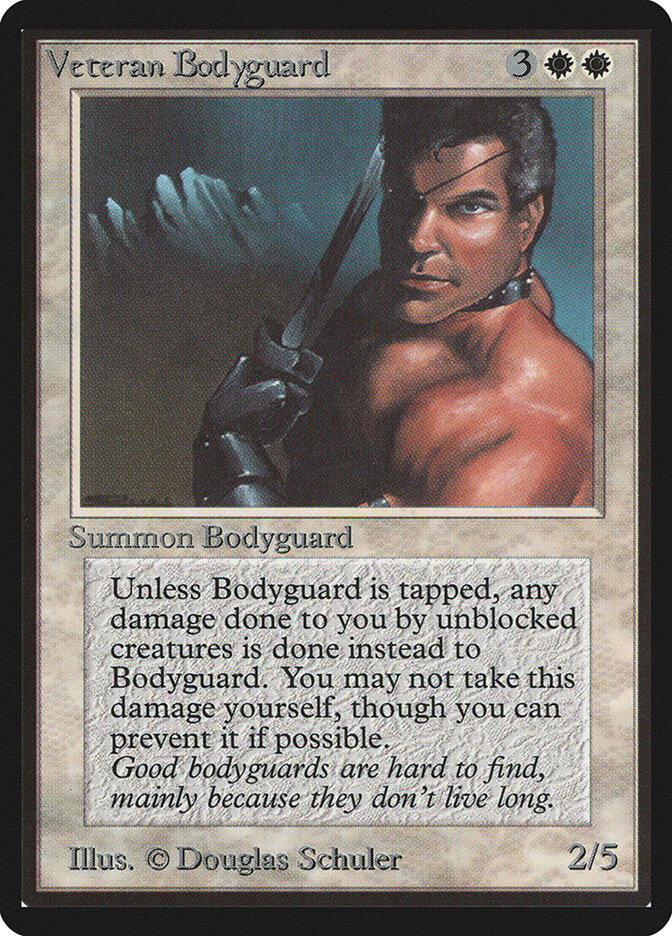 Veteran Bodyguard card front
