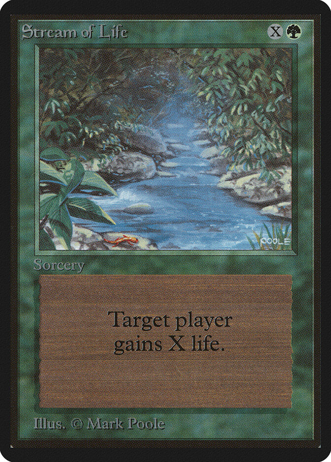 Stream of Life card front
