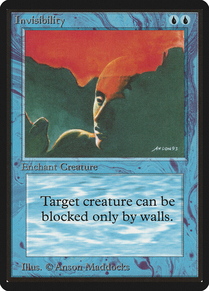 Invisibility card front
