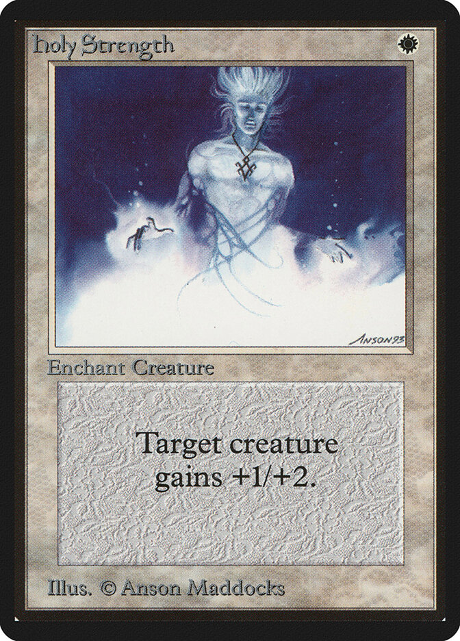Holy Strength card front
