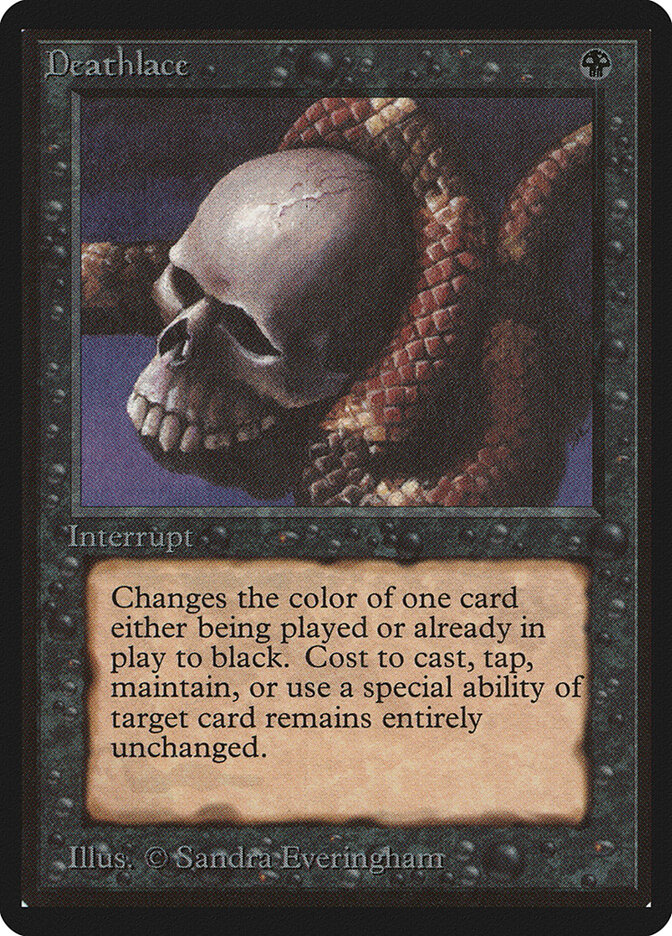 Deathlace card front