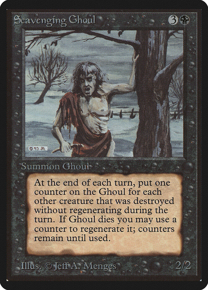 Scavenging Ghoul card front