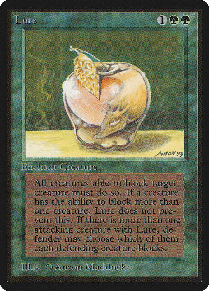 Lure card front