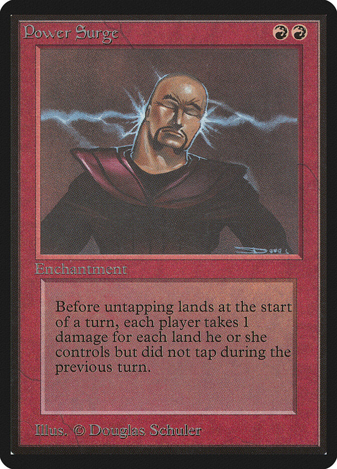 Power Surge card front
