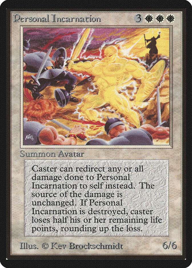 Personal Incarnation card front