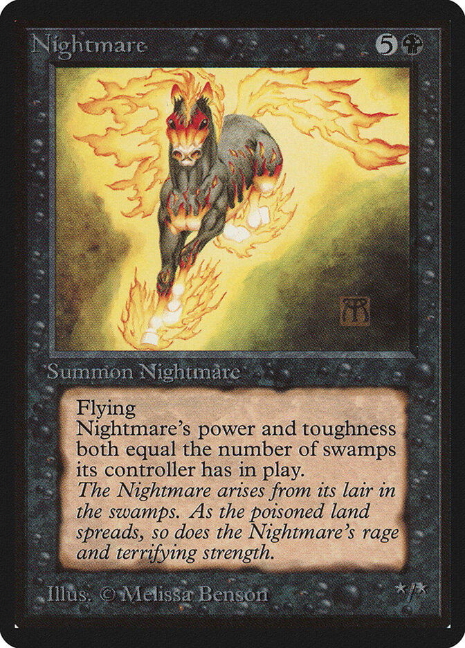 Nightmare card front