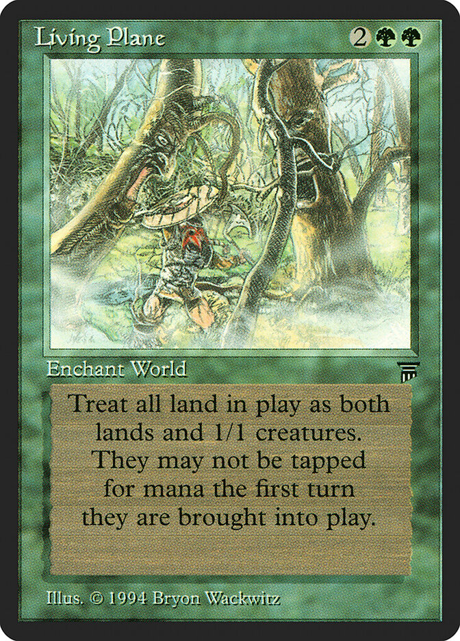 Living Plane card front