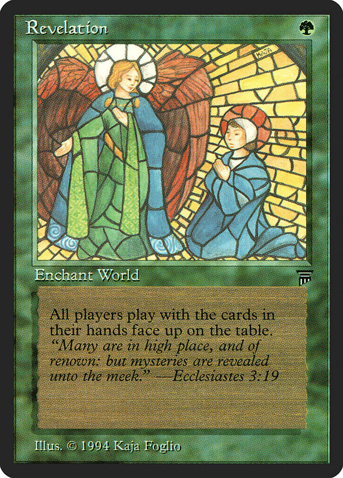 Revelation card front