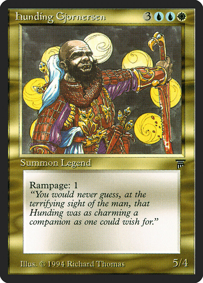 Hunding Gjornersen card front