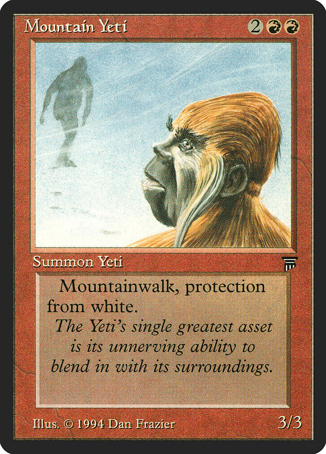 Mountain Yeti card front