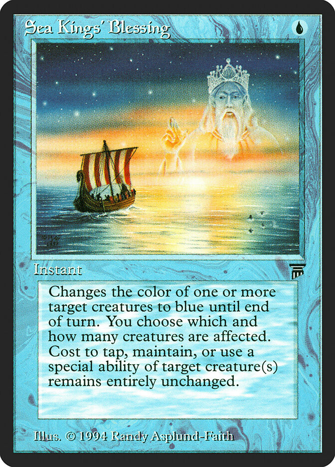 Sea Kings' Blessing card front