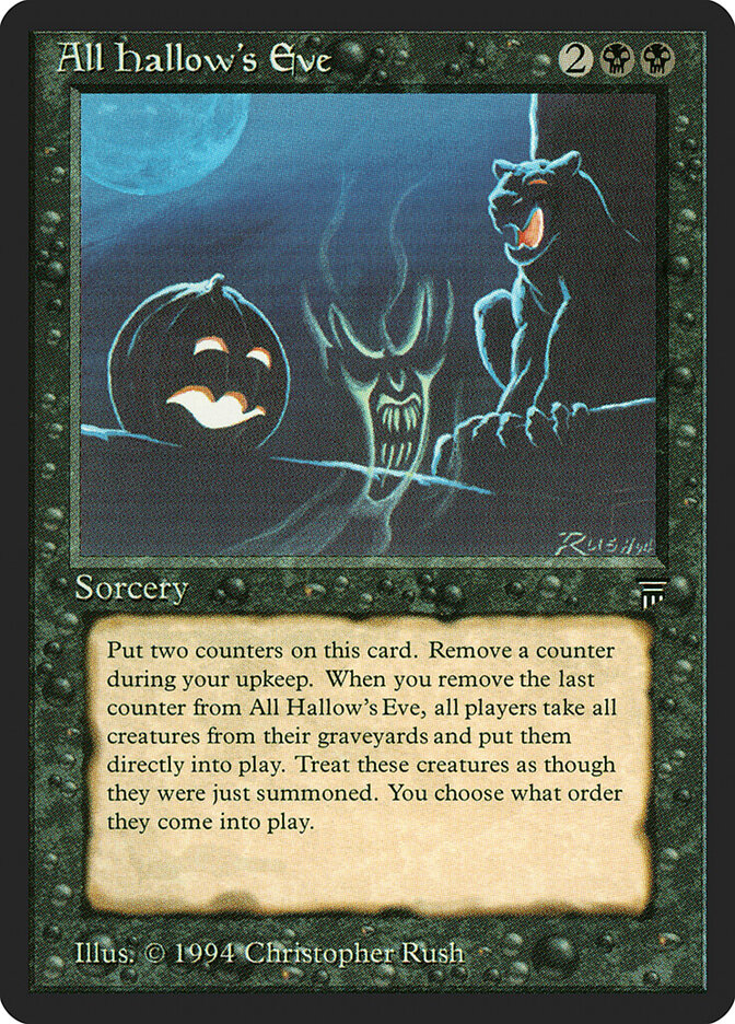All Hallow's Eve card front