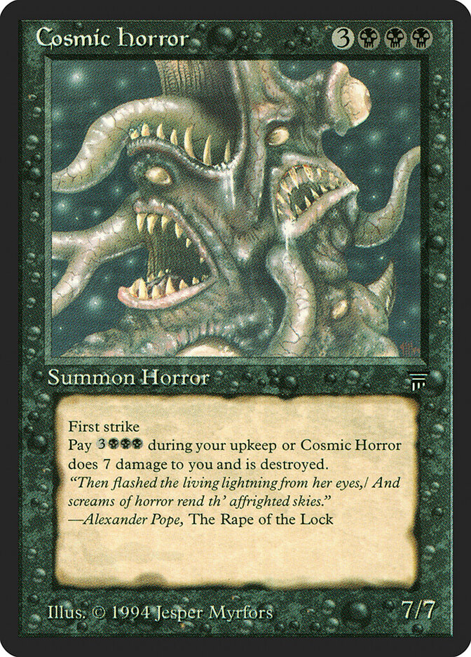 Cosmic Horror card front