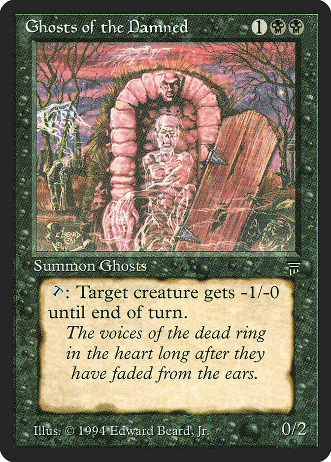 Ghosts of the Damned card front