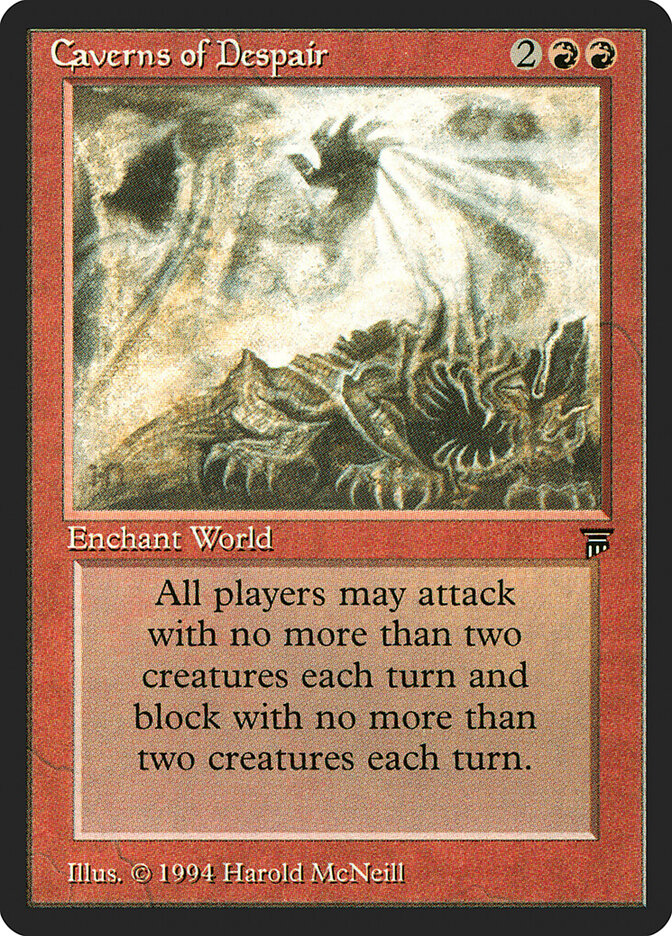 Caverns of Despair card front