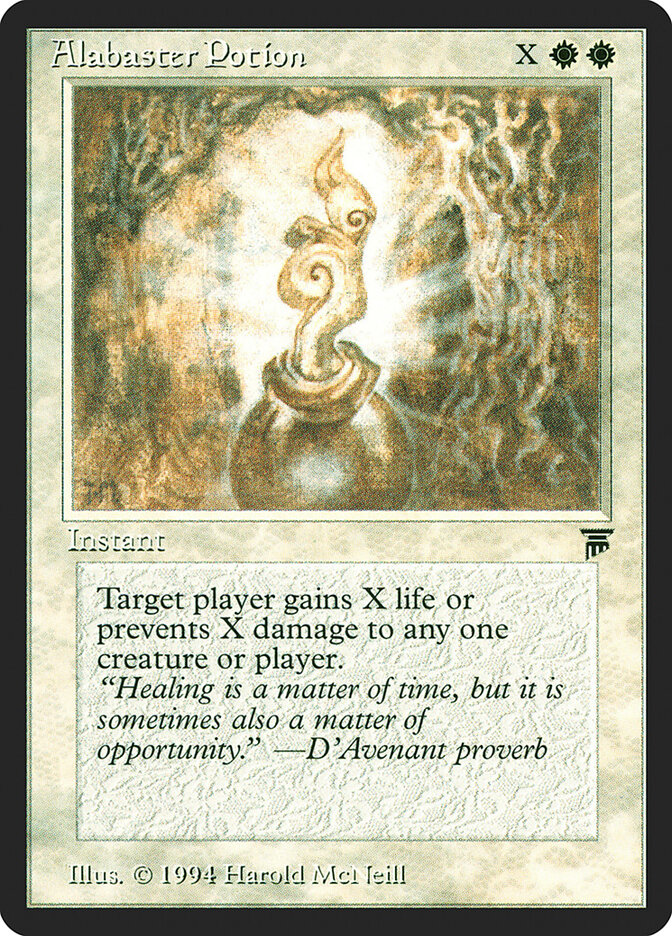 Alabaster Potion card front