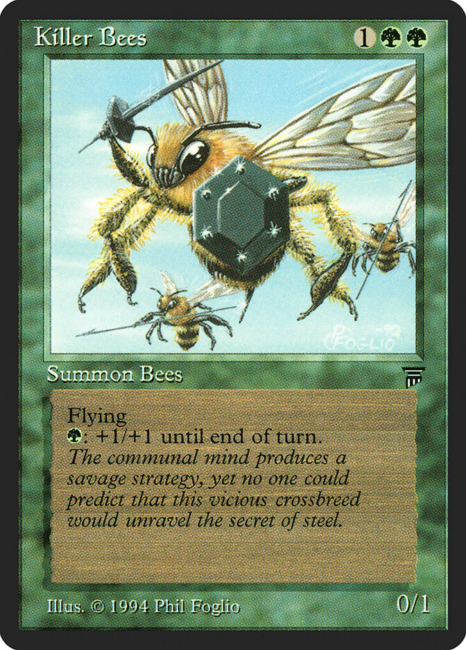 Killer Bees card front