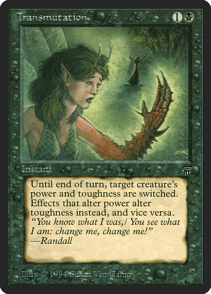 Transmutation card front