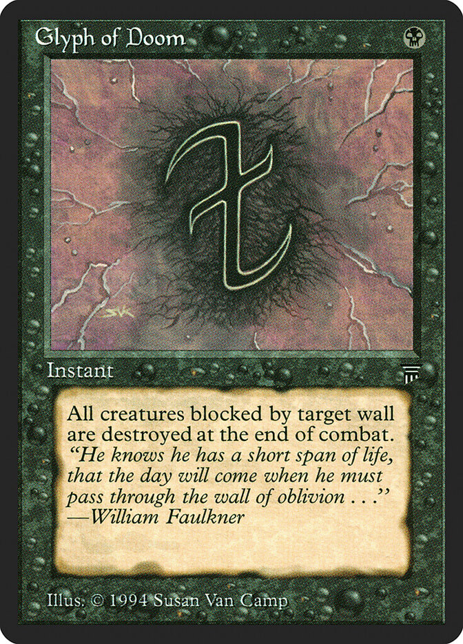 Glyph of Doom card front