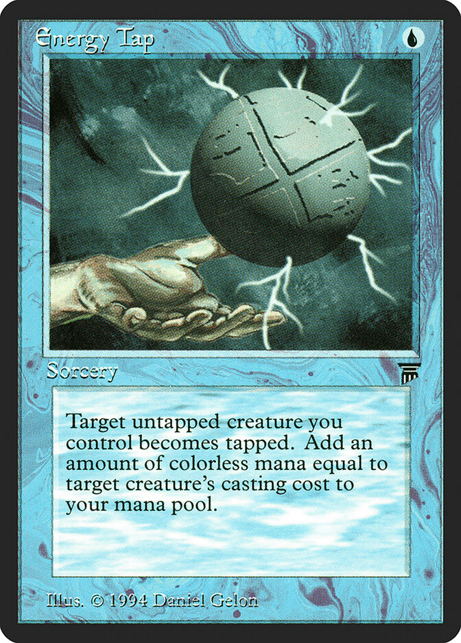 Energy Tap card front