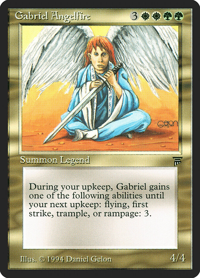 Gabriel Angelfire card front