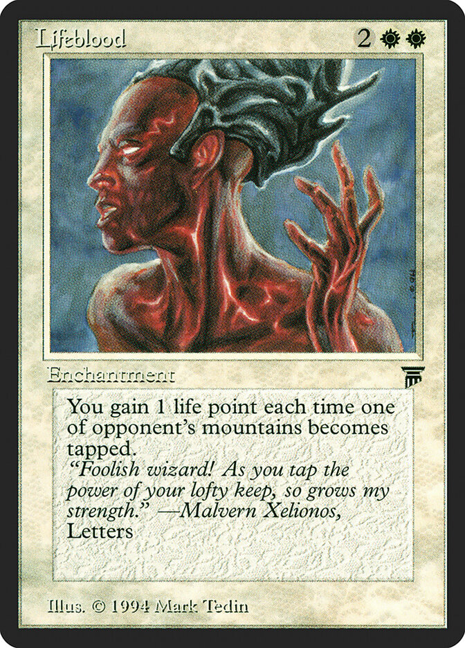 Lifeblood card front