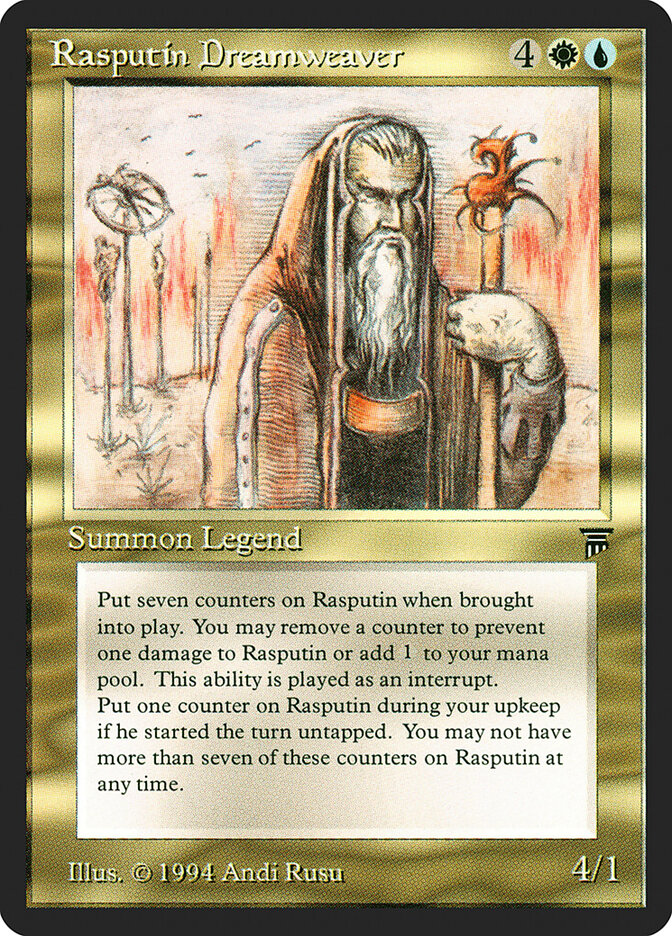 Rasputin Dreamweaver card front