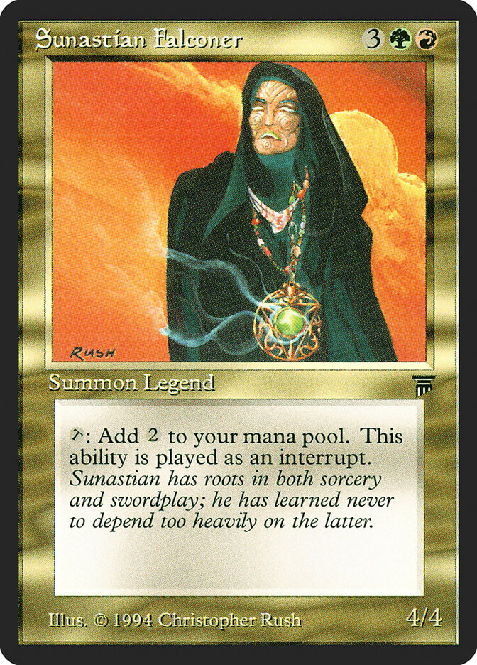 Sunastian Falconer card front
