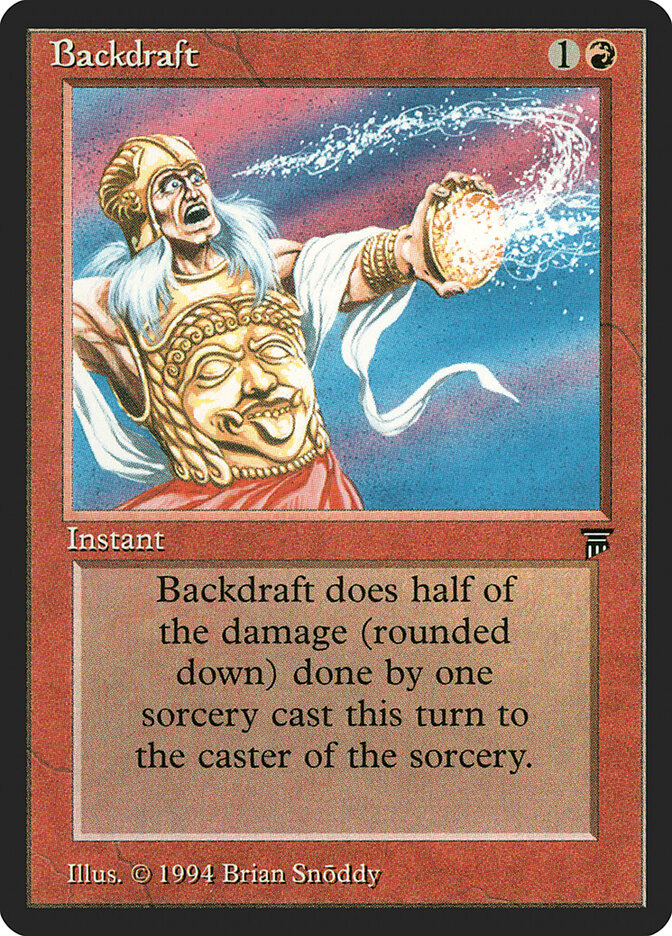 Backdraft card front