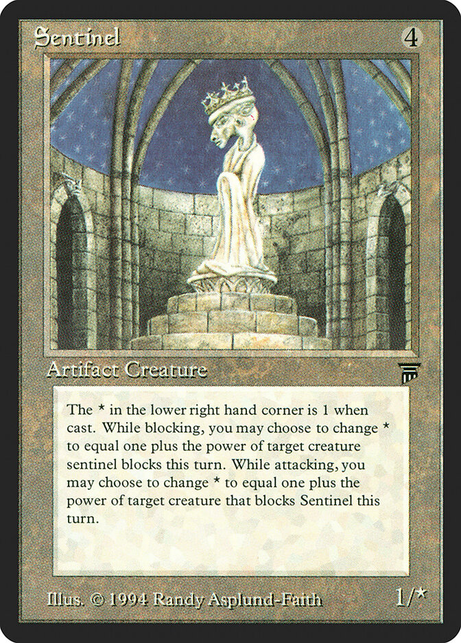 Sentinel card front