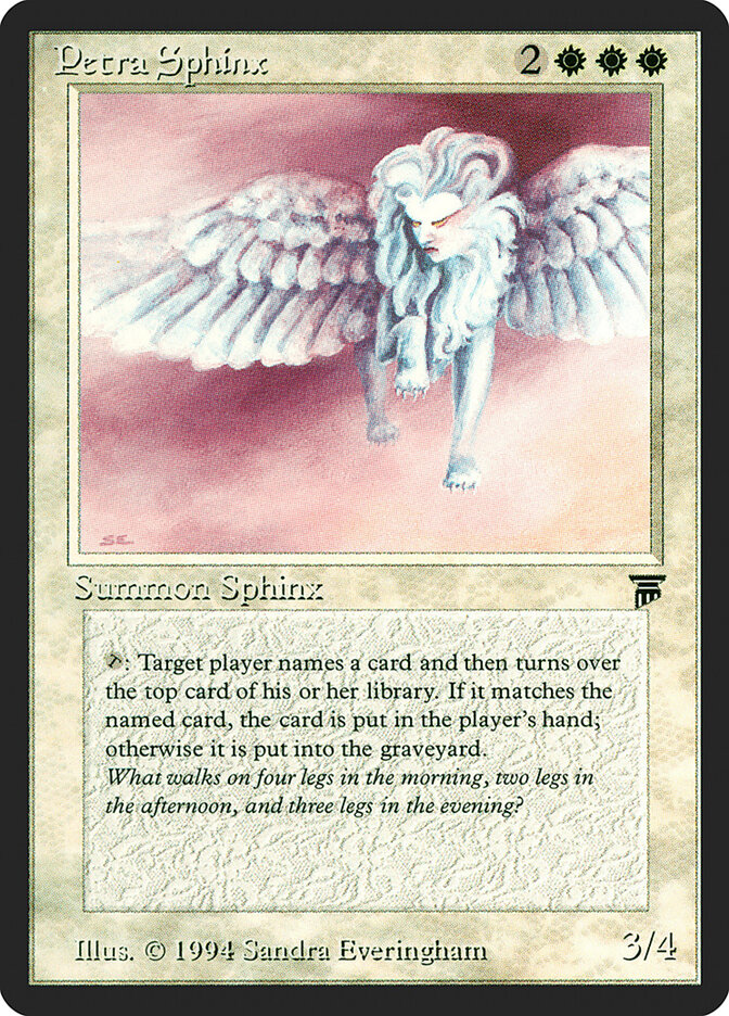 Petra Sphinx card front