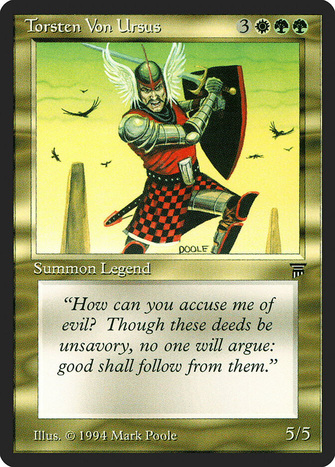 Torsten Von Ursus card front