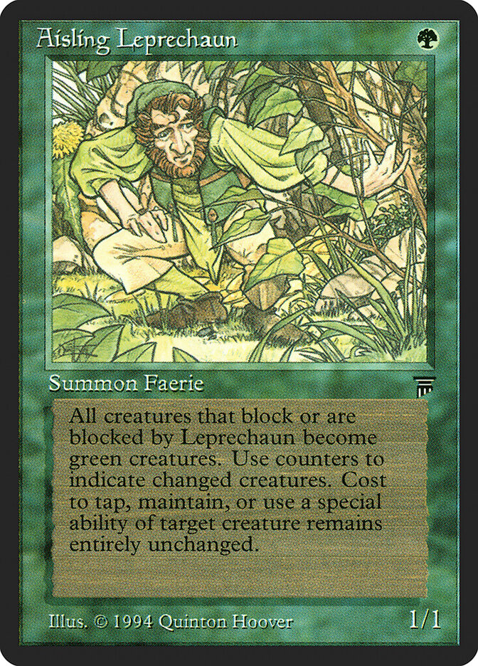 Aisling Leprechaun card front