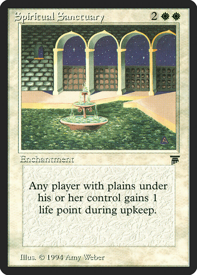 Spiritual Sanctuary card front