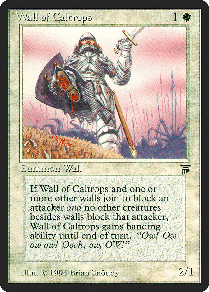 Wall of Caltrops card front