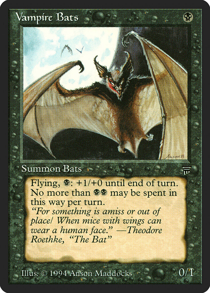 Vampire Bats card front