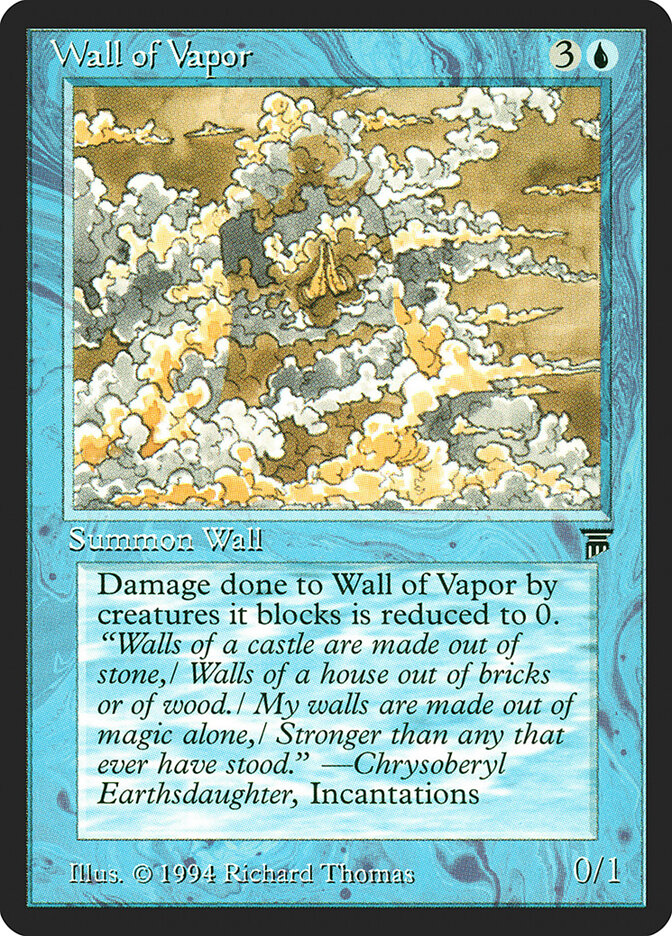 Wall of Vapor card front