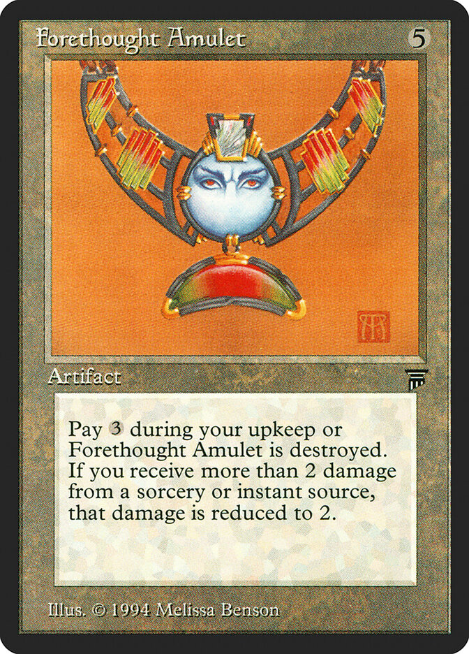 Forethought Amulet card front