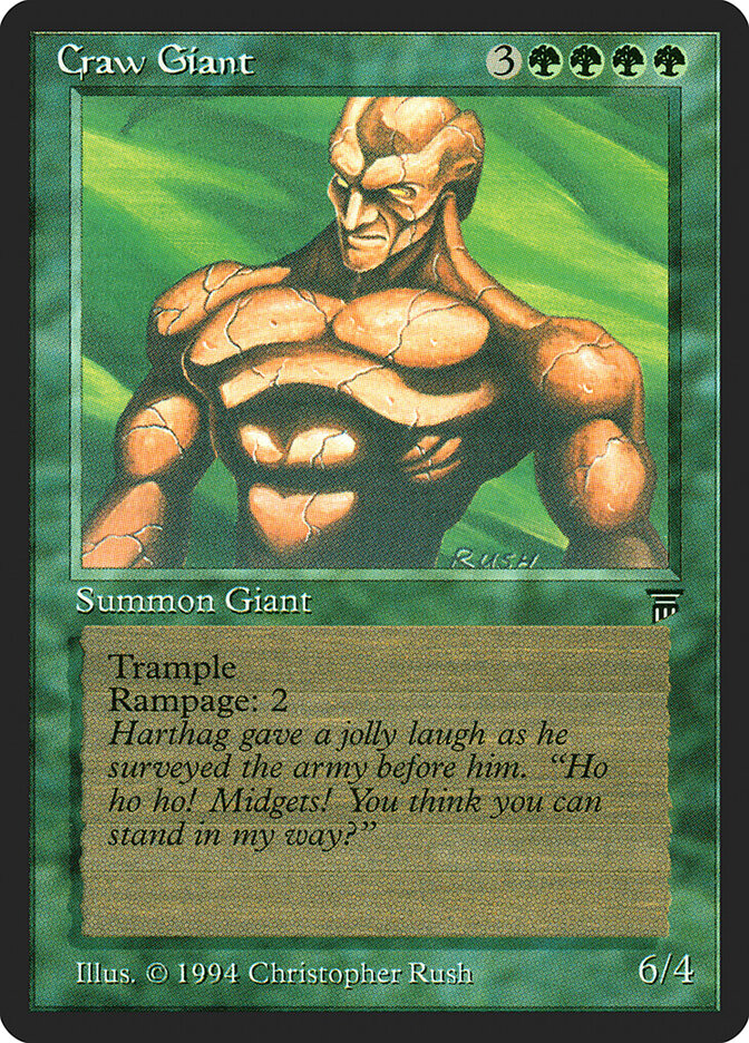 Craw Giant card front